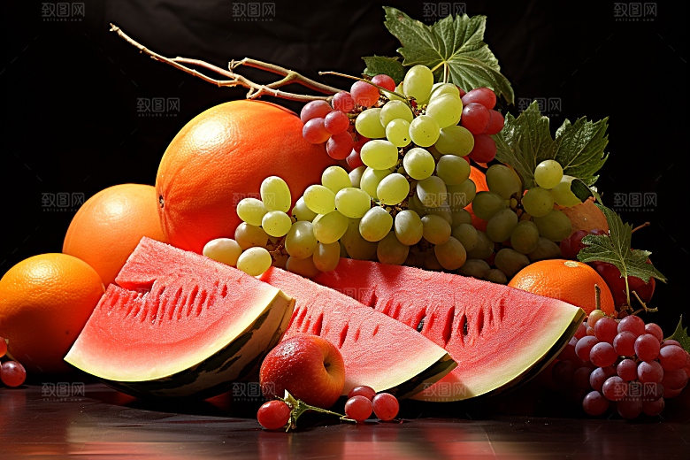新鲜水果美味美食摄影图