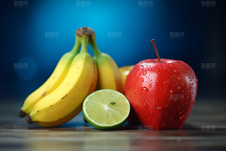 新鲜水果高清果品摄影图