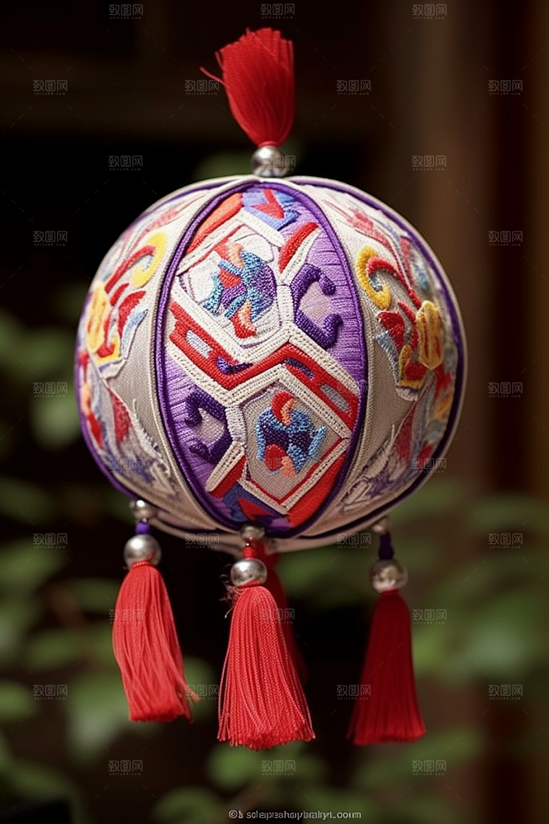 绣球高清手工艺摄影图