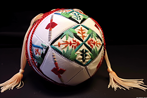 绣球挂饰传统文化摄影图
