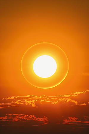 落日风光夕阳美景素材