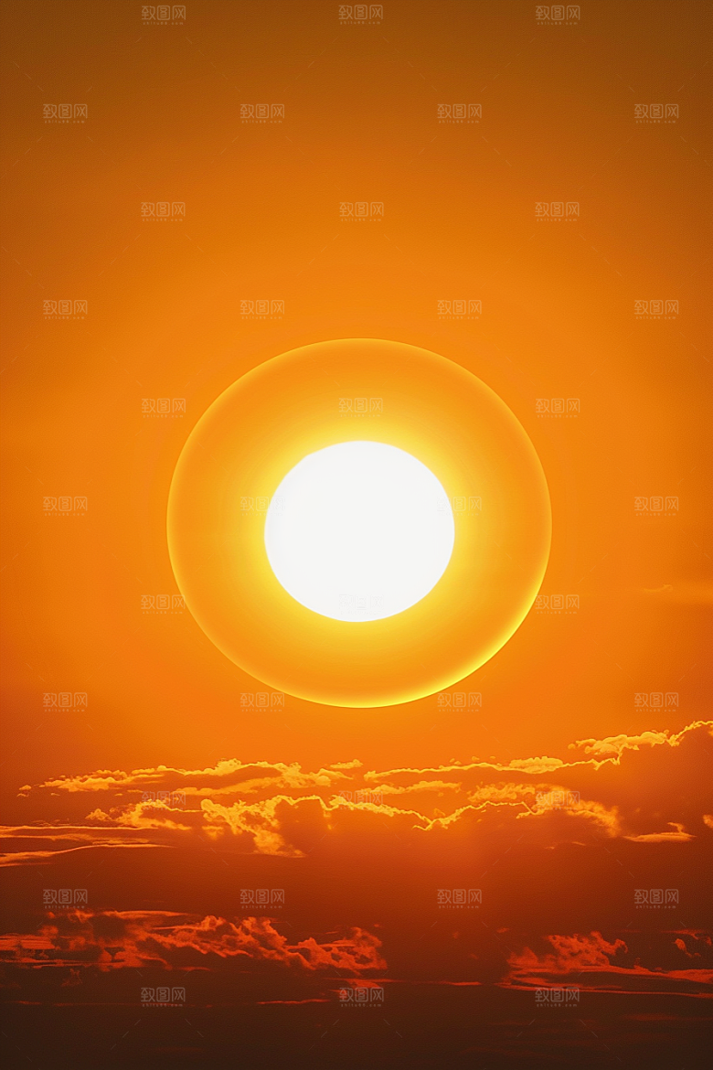 落日风光夕阳美景素材