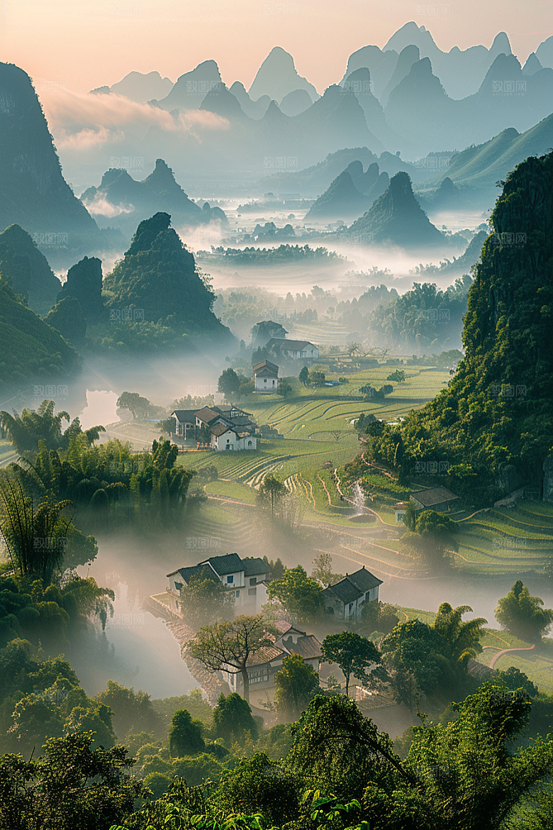 落日风光夕阳美景素材