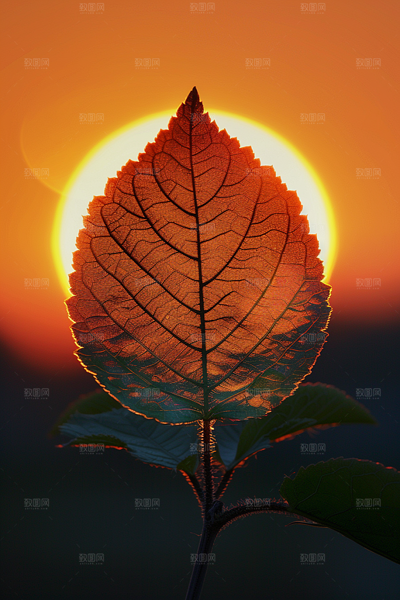 落日风光余晖自然素材
