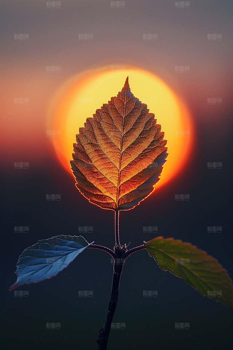 落日风光景色余晖素材