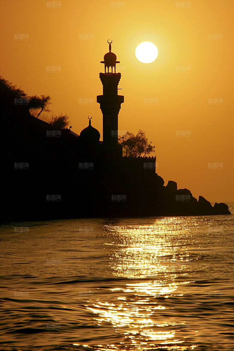 落日风光景色夕阳素材