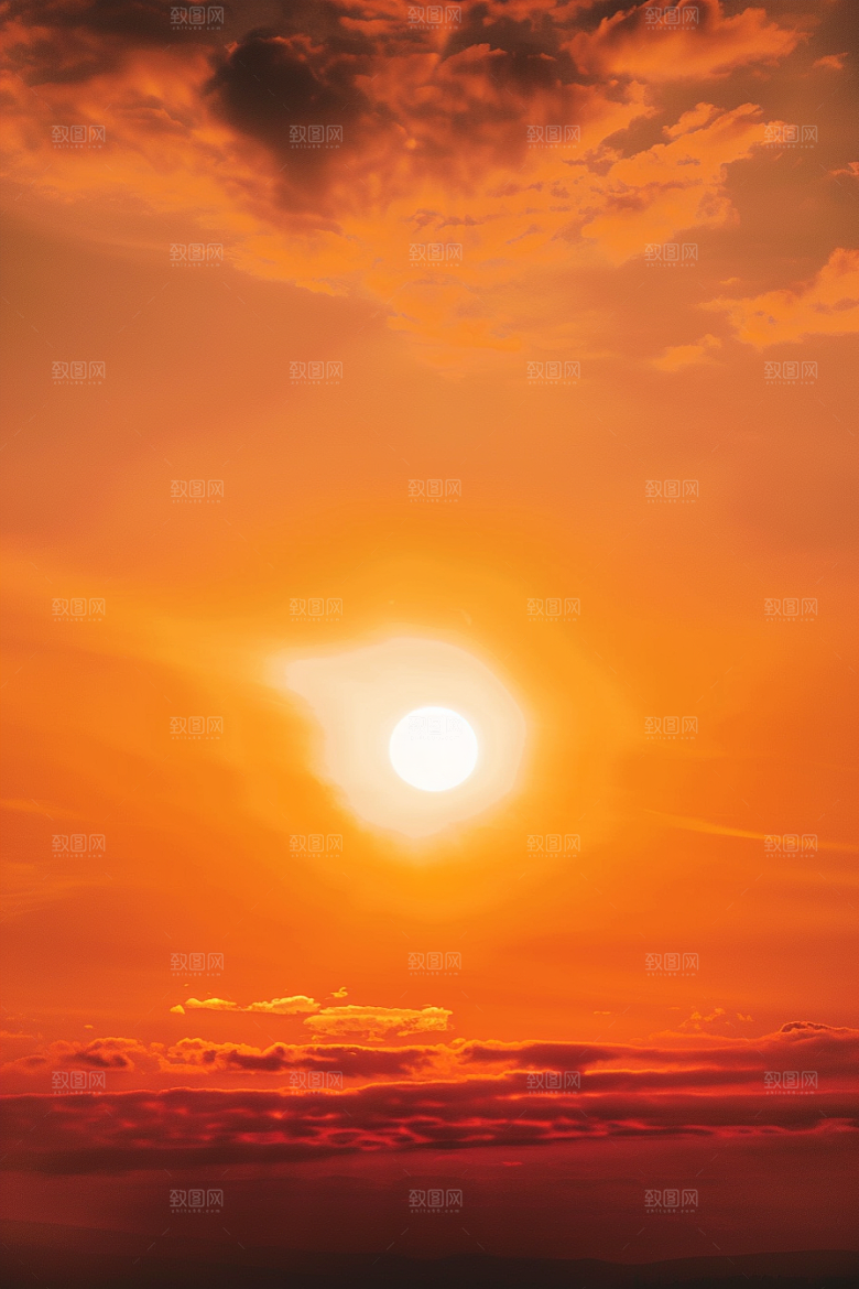 落日风光夕阳自然素材