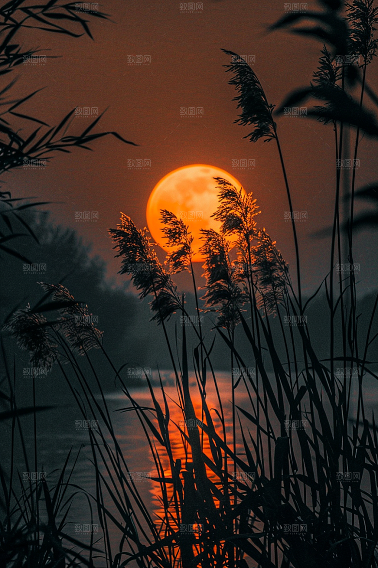 落日风光高清夕阳素材