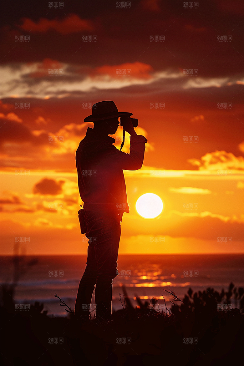 落日风光夕阳自然素材