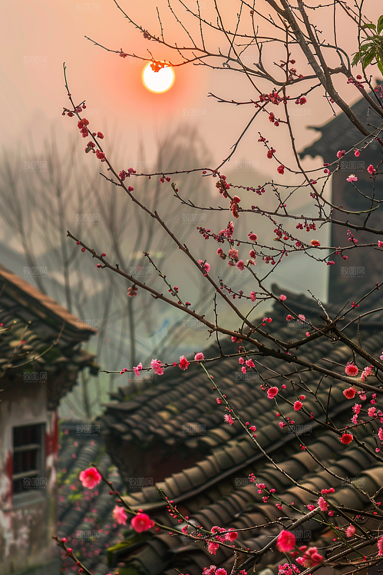 落日风光高清风景素材