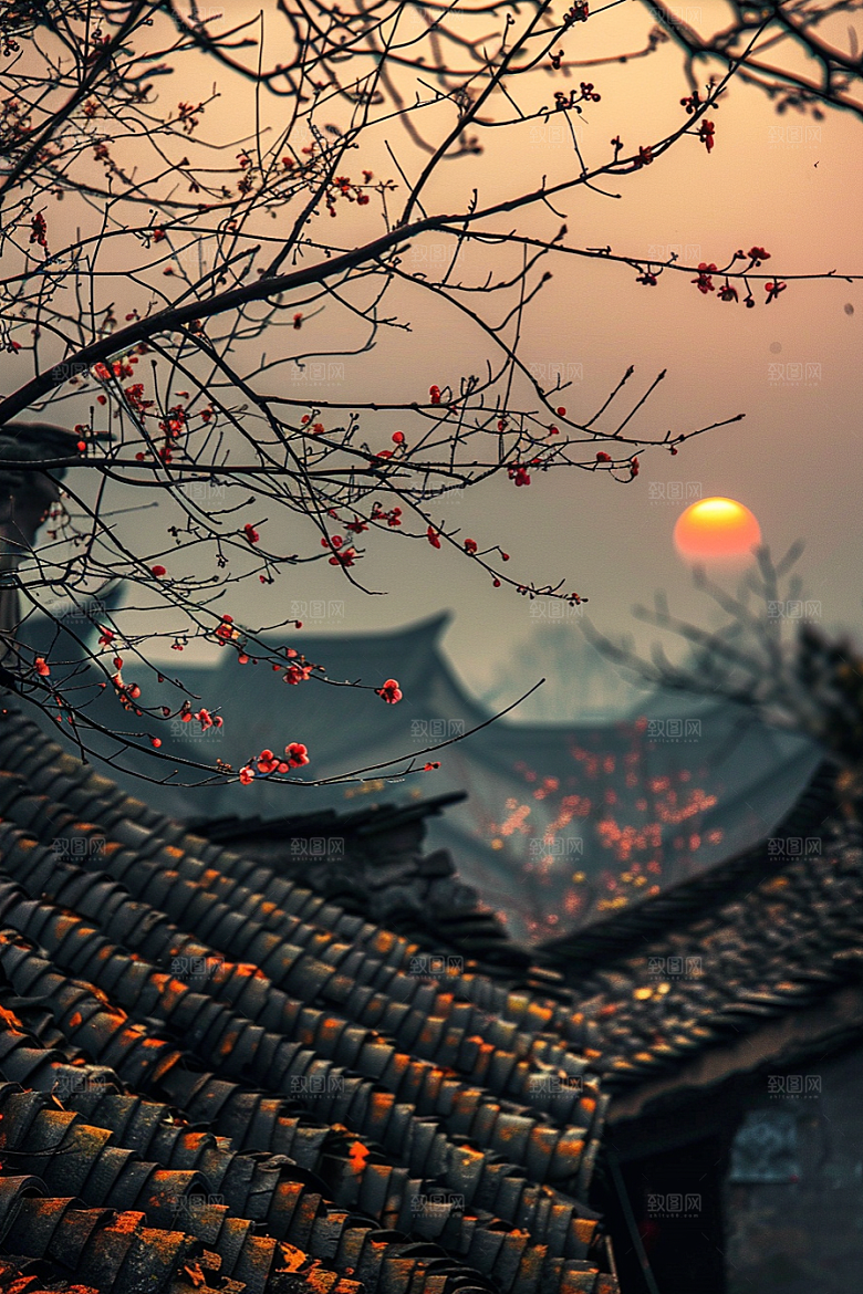 落日风光高清风景素材