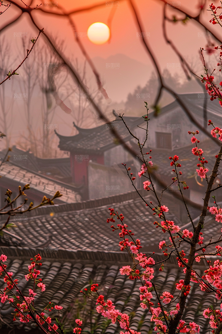 落日风光高清风景素材