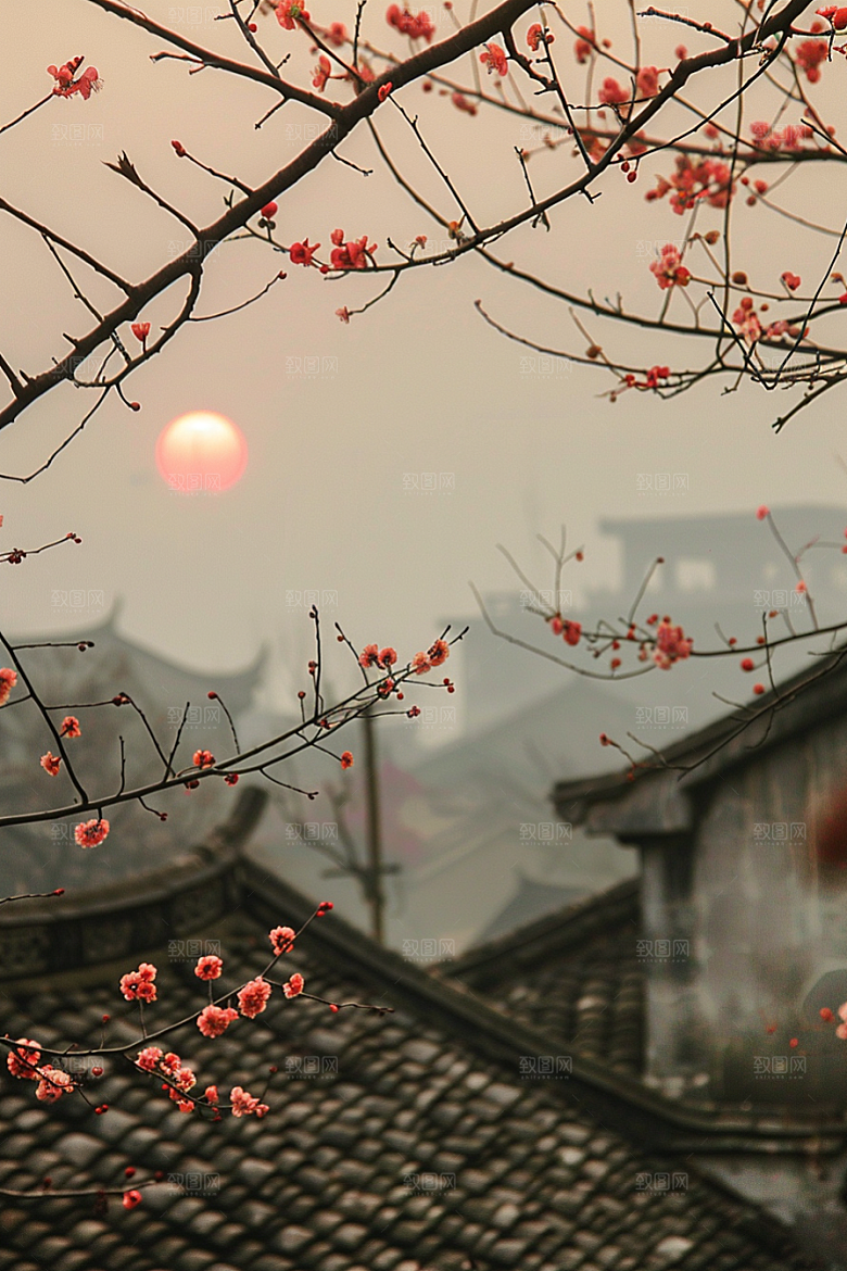 落日风光美景自然素材
