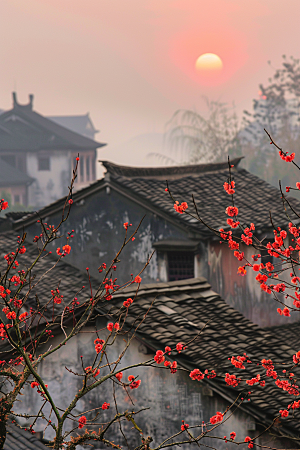 落日风光高清景色素材