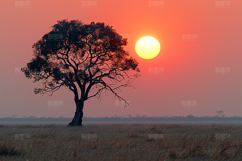 落日风光户外夕阳素材