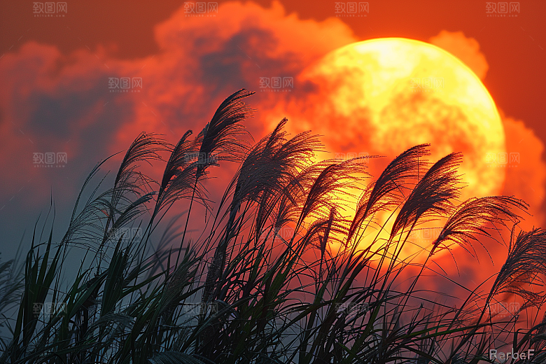落日风光景色夕阳素材