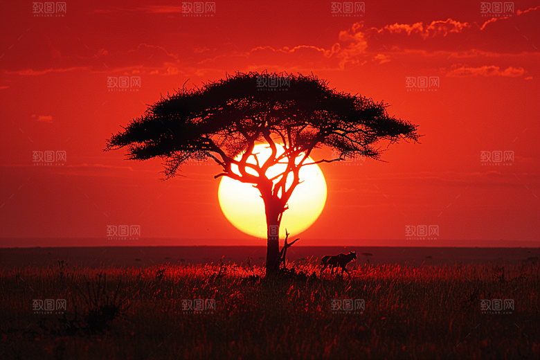 落日风光夕阳自然素材