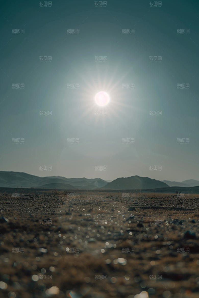 落日风光夕阳景色素材