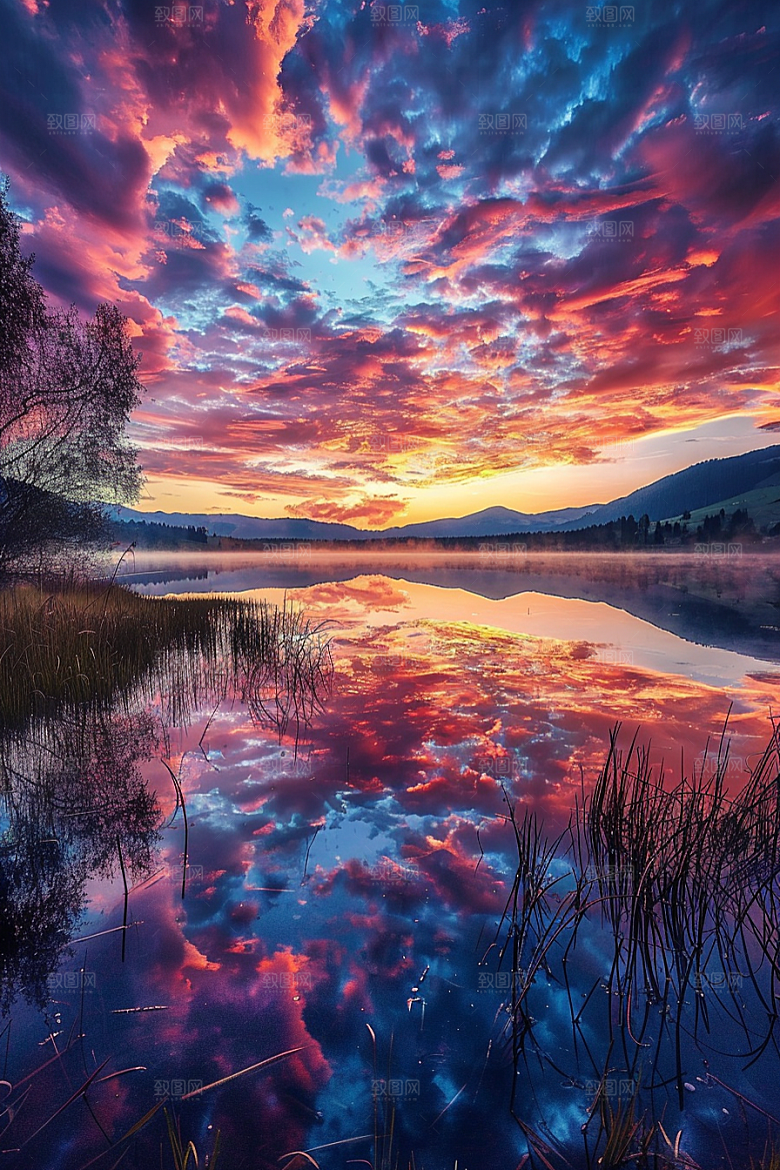 落日风光夕阳自然素材