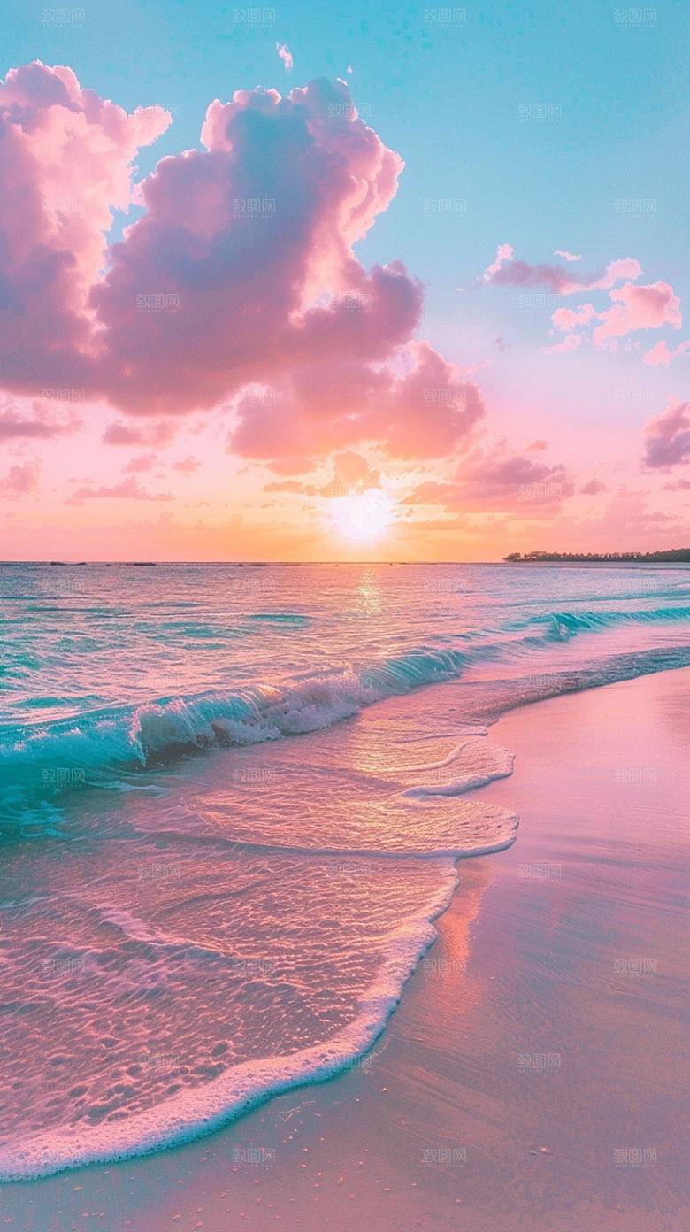 落日风光夕阳傍晚素材