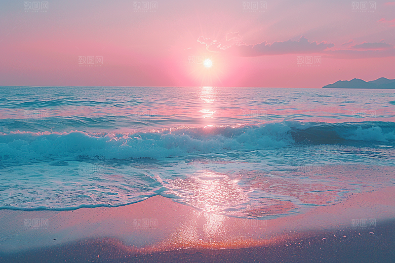 落日风光风景夕阳素材