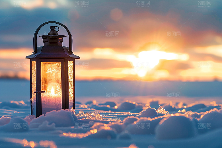 落日风光夕阳晚霞素材