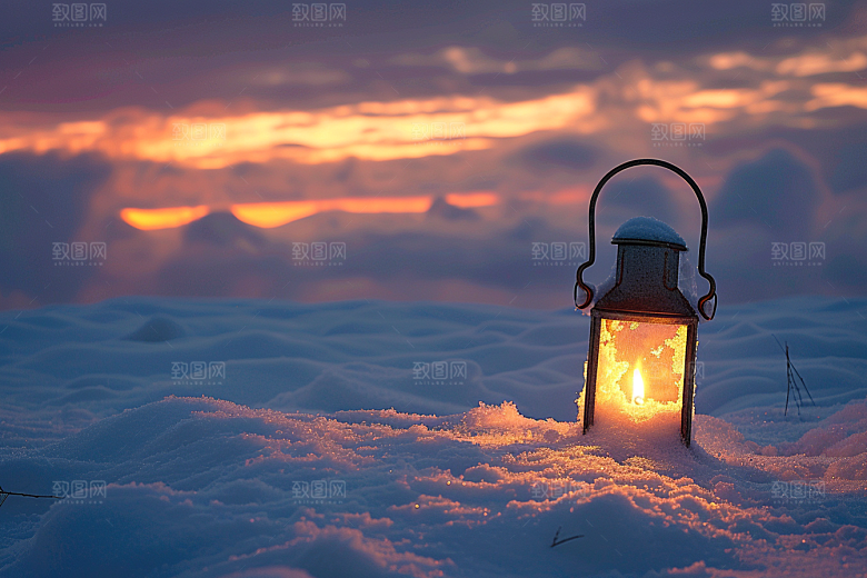 落日风光夕阳风景素材