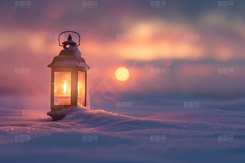 落日风光夕阳户外素材