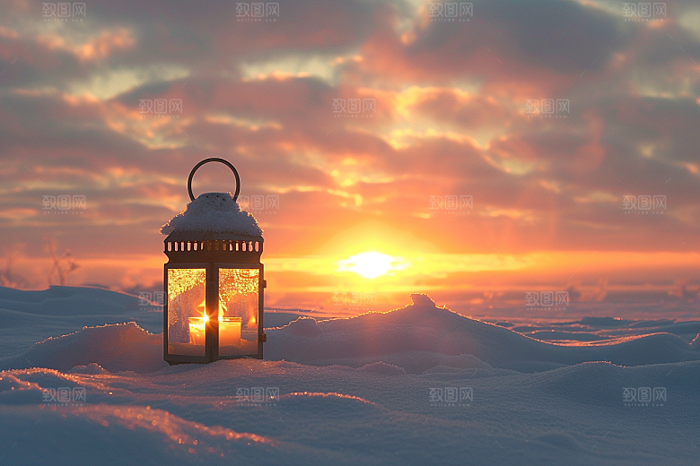 落日风光夕阳高清素材