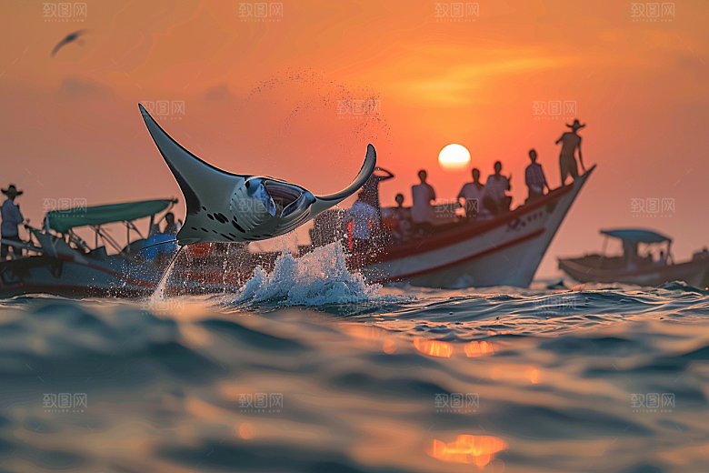 落日风光夕阳自然素材