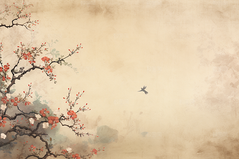 宣纸肌理高清背景图