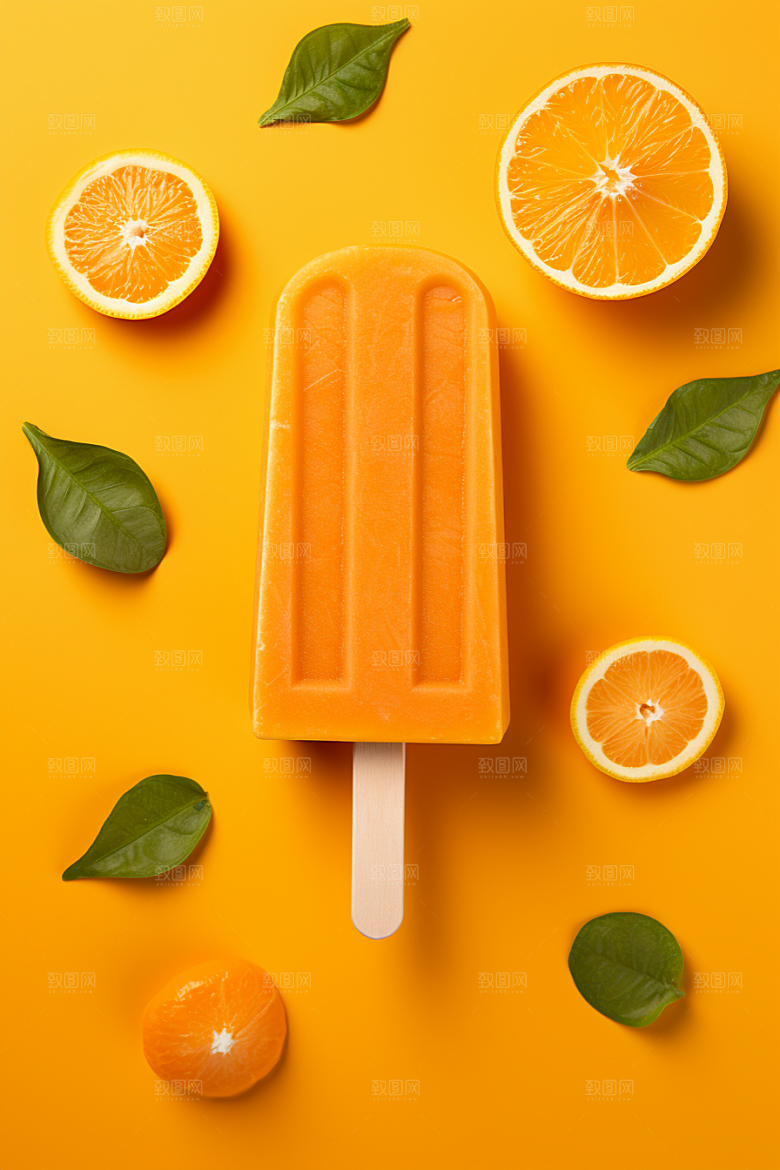 雪糕冰棒夏天美味素材