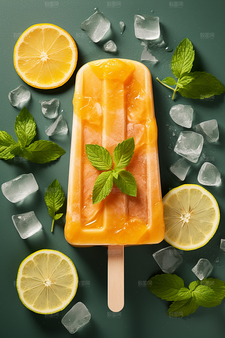 雪糕冰棒夏季零食素材