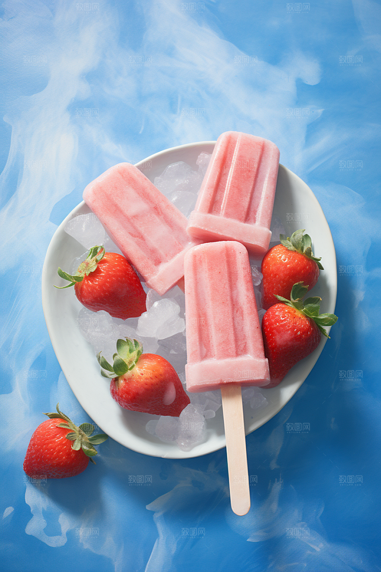 雪糕冰棒夏季棒冰素材