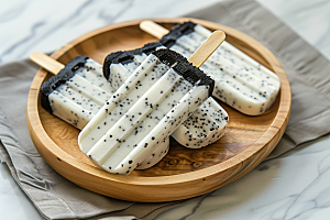 雪糕冰棒清新美食素材