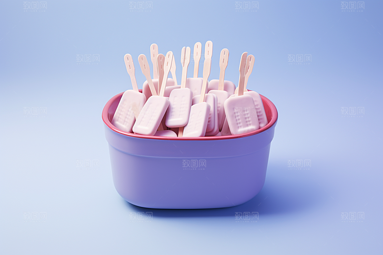 雪糕冰棒美味美食素材