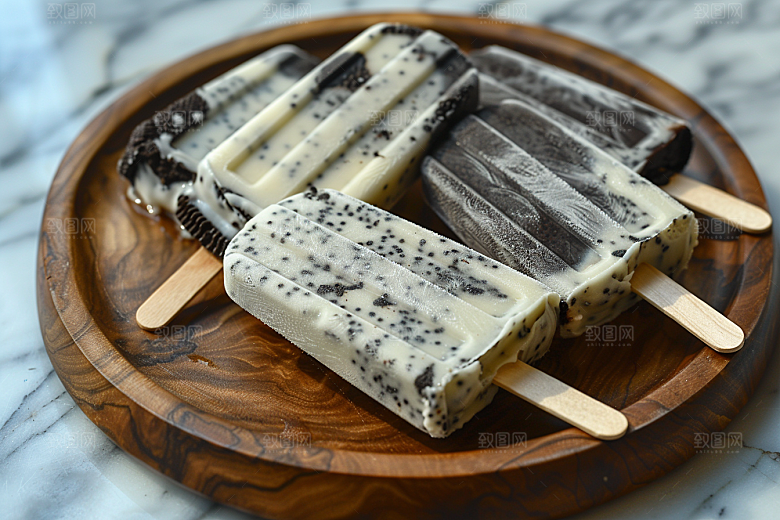 雪糕冰棒消暑甜蜜素材