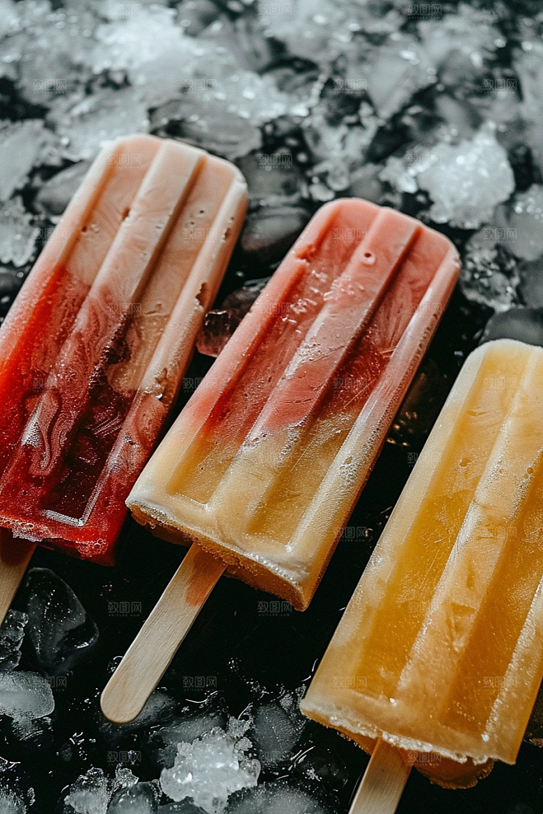 雪糕冰棒清凉零食素材