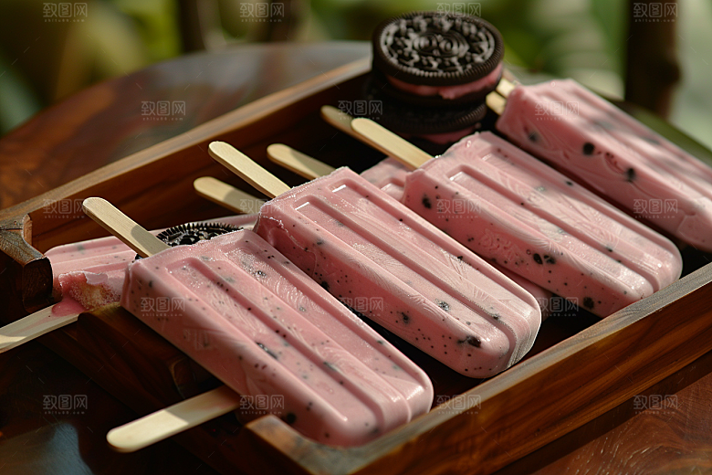 雪糕冰棒美食甜蜜素材
