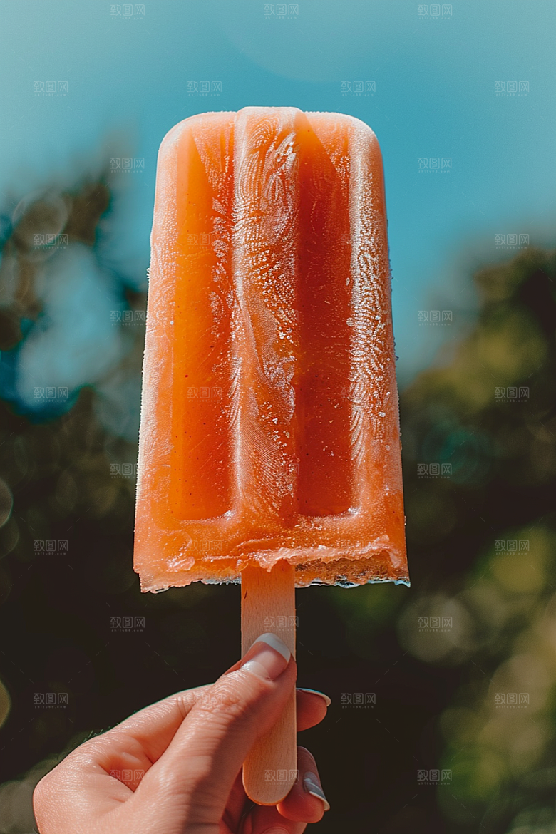 雪糕冰棒美味夏天素材