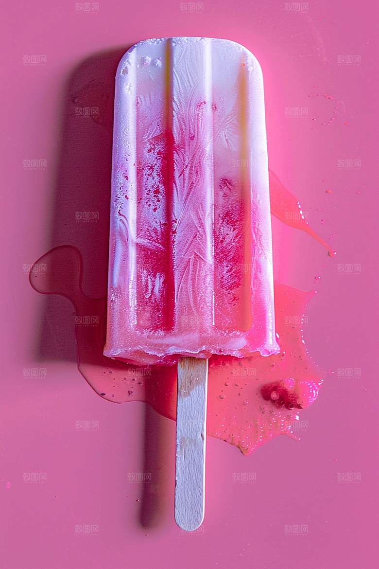 雪糕冰棒甜品零食素材