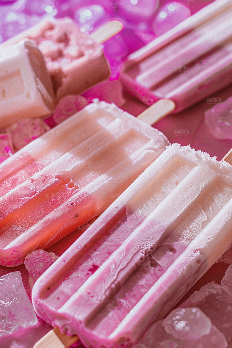 雪糕冰棒消暑夏季素材