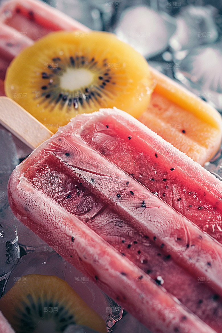 雪糕冰棒棒冰夏季素材