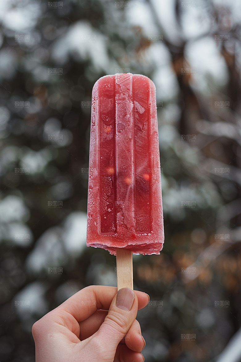 雪糕冰棒美食清新素材