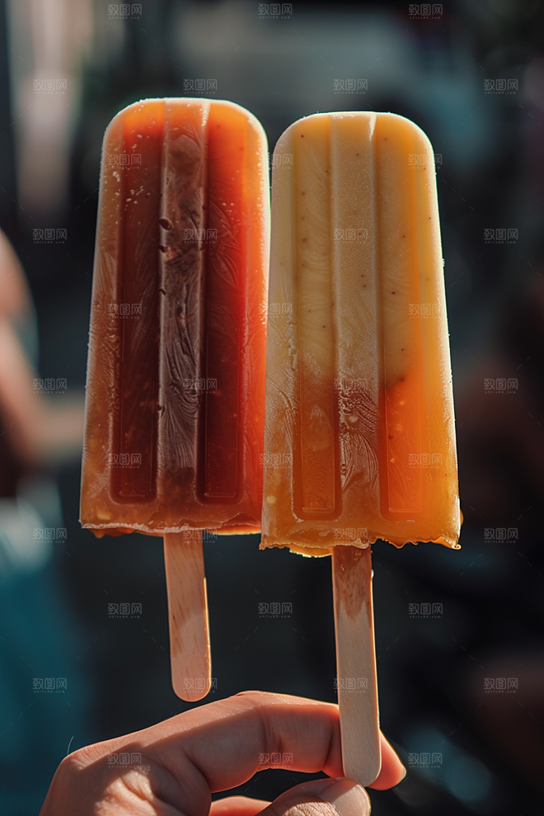 雪糕冰棒夏季美味素材
