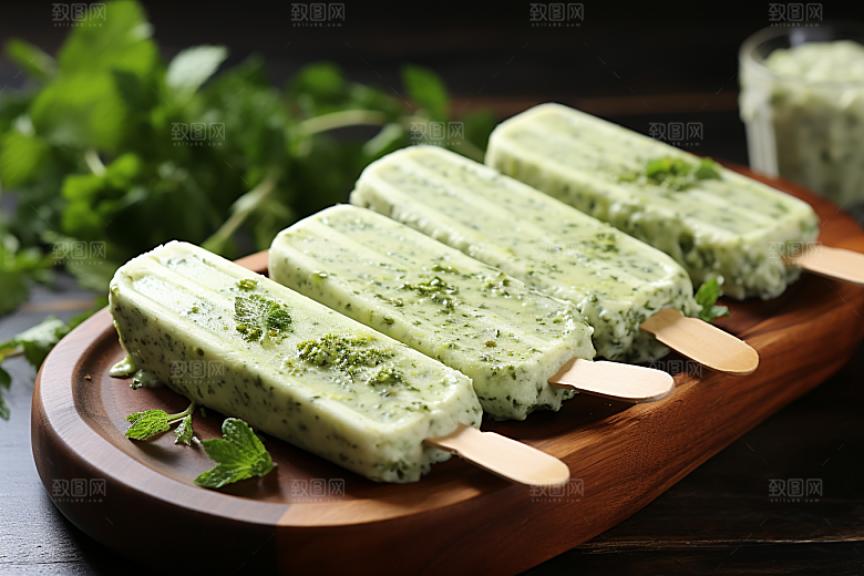 雪糕冰棒美食夏天素材
