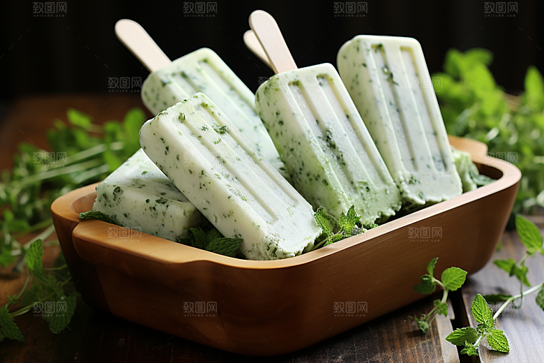 雪糕冰棒甜蜜零食素材