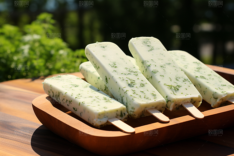 雪糕冰棒美味甜蜜素材