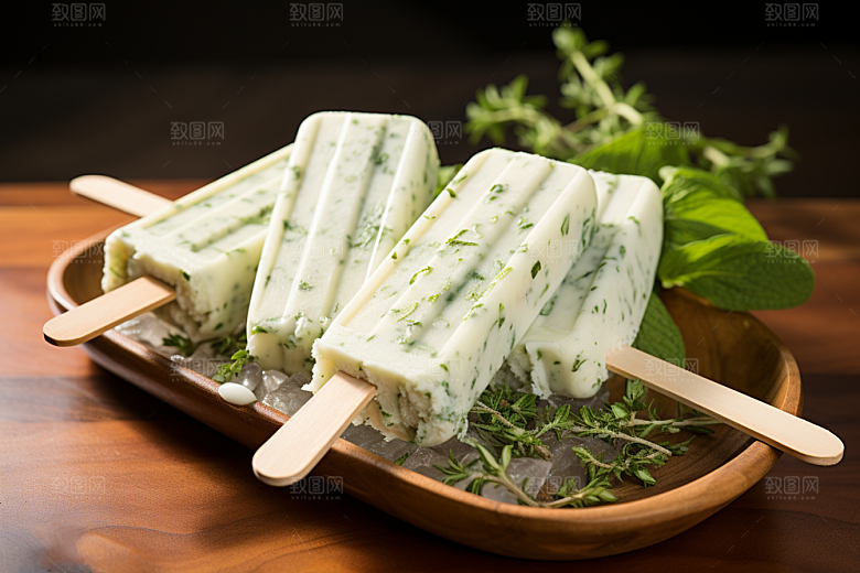 雪糕冰棒消暑甜品素材