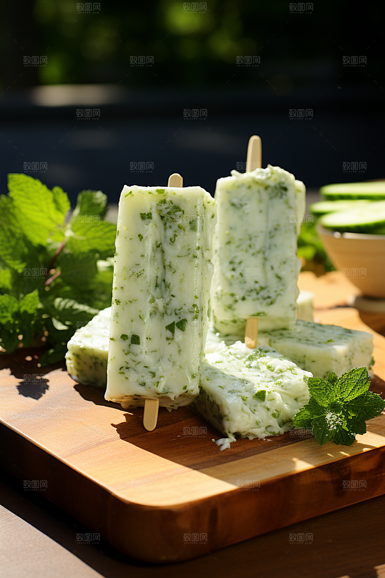 雪糕冰棒甜蜜清凉素材